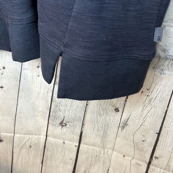 Fig Womens Tunic Long Sleeve Sweatshirt Pocket size Small - Picture 3 of 9